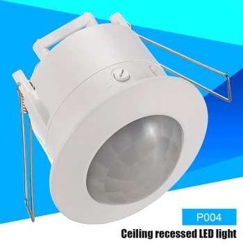 

Modern Smart Body Induction Downlight Light Embedded Ceiling LED Lamp For Balcony Stairs Aisle Garage Indoor Lighting Fixture