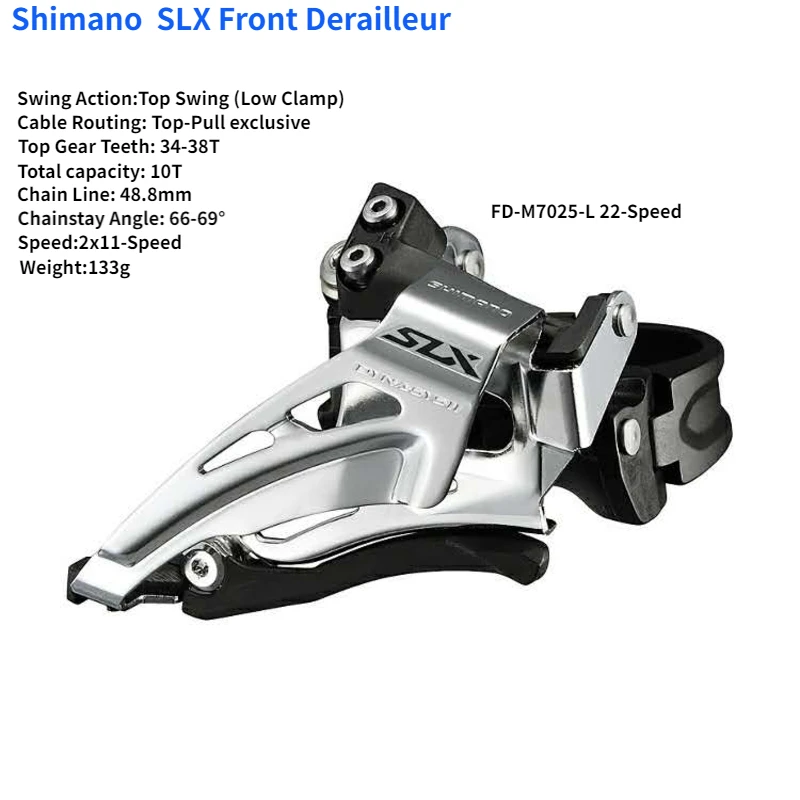 Shimano SLX передний переключатель FD M7005 H M7025 L M676 D M671 M660 E Высокая Низкая Двойной Вниз