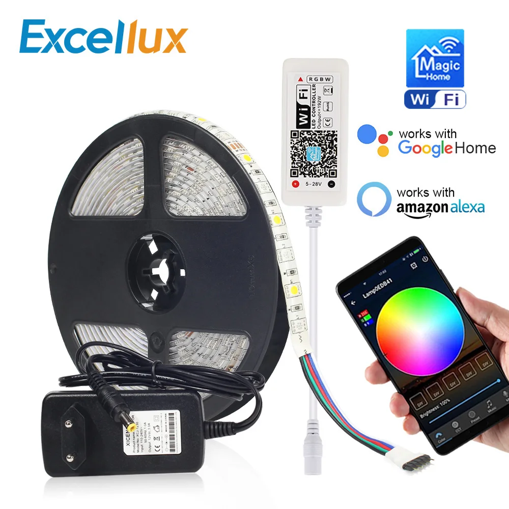 5 м 5050 RGB RGBW RGBWW Светодиодная лента 300 светодиодов 60 светодиодов/м ip20/ip65
