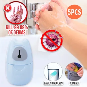 

Wupp Traveling Portable Soap Tablets Disposable Soap Soap Outdoor Travel Soap Tablets Hand protection 2020 new hot sale 040205