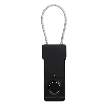 

Rechargeable Electronic Lock Anti-Theft Security Fingerprint Lock Luggage Lock Smart Waterproof Suitcase Padlock Fast Recognitio
