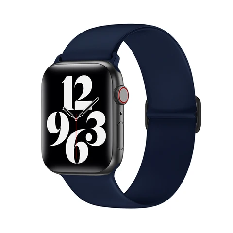Loop Strap For Apple Watch Band 41mm 45mm 40mm 44mm 42mm 38mm adjustable Elastic Sport Bracelet iwatch Band 7 SE 6 5 4 3 2