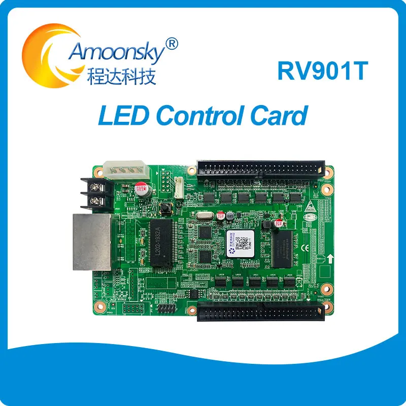 Linsn rv901 полноцветный светодиодный дисплей карта приема rv901t работает с TS802D ts901D TS852D