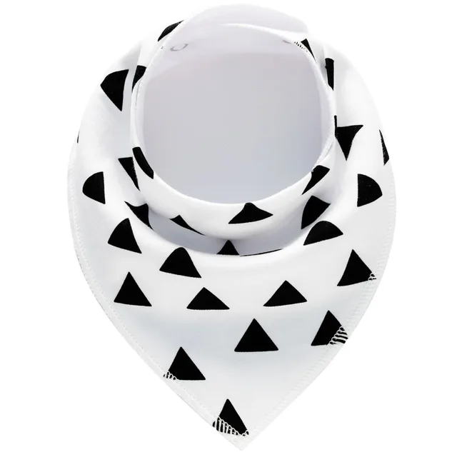 Baby Bibs Triangle scarf Cotton Cartoon Child Baberos Bandana Bib Babador Dribble Bibs Newborn Slabber Absorbent Cloth Bib B15
