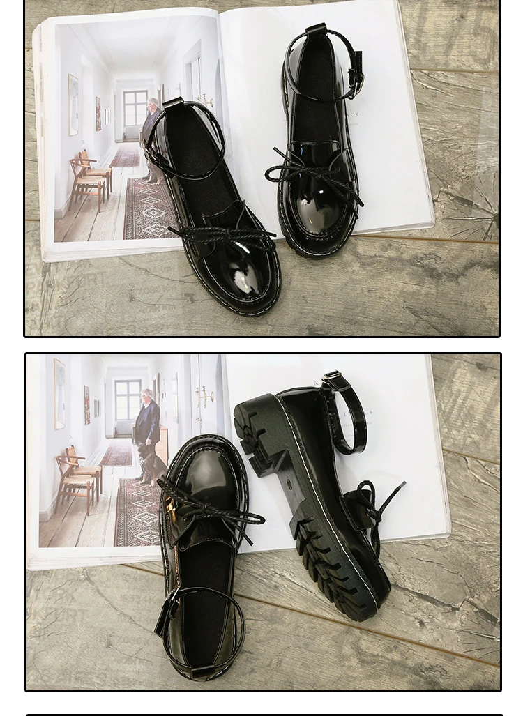 Черные туфли на плоской подошве в готическом стиле; женские удобные мокасины; женские оксфорды без застежки; женские мокасины; повседневные туфли-лодочки