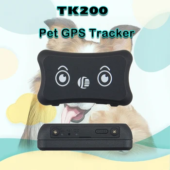 

Mini GPS pet Tracker TK200 Waterproof IP66 GPS Locator Realtime Tracking by Google Map Smart sleep save power Mode Geo-fence