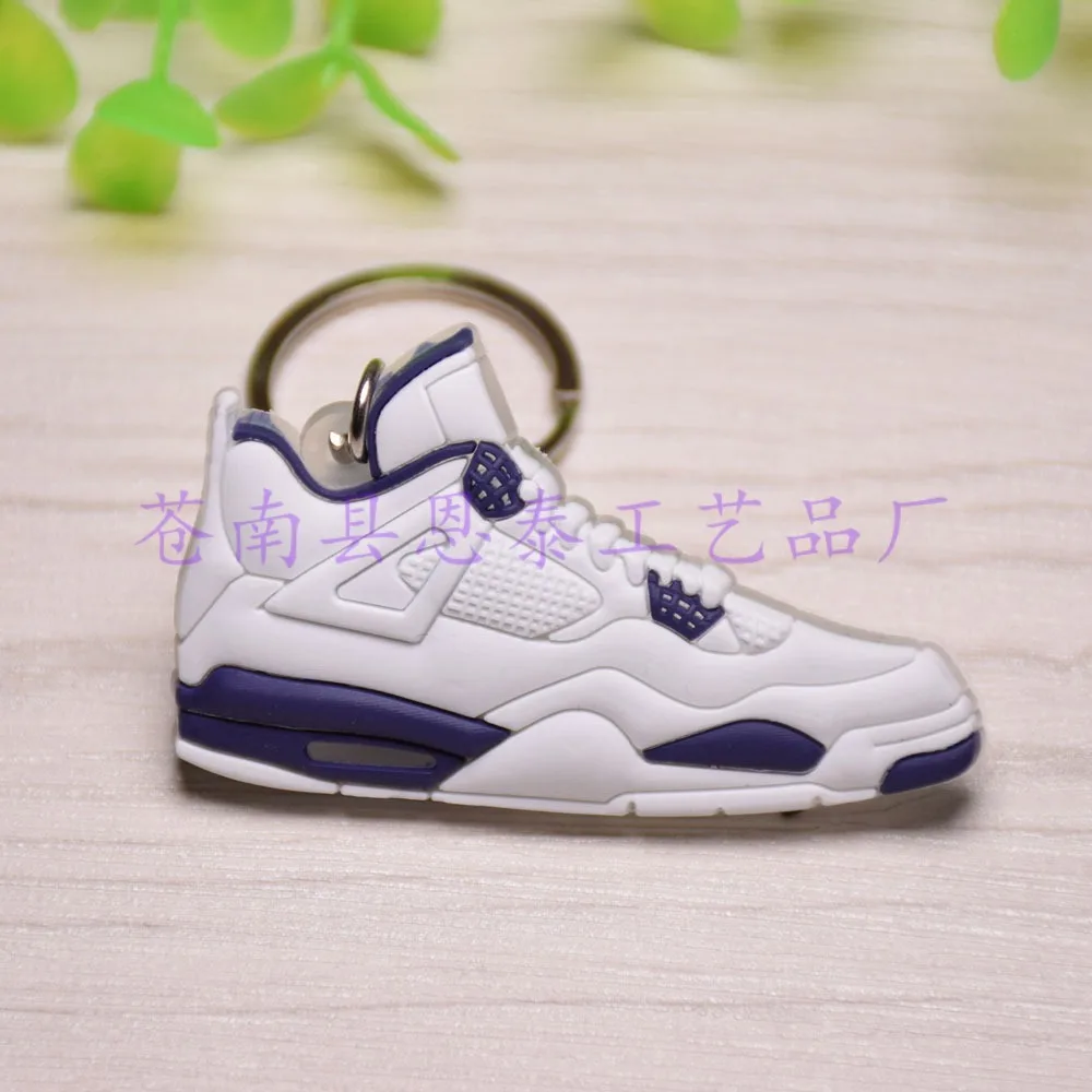 В настоящее время доступны AJ Nike Air Jordan 4 поколения кроссовки брелок для фанатов брелок AJ