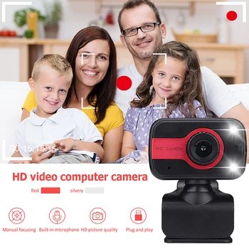 

V3 USB Camera Drive Video Web Cameras Clip Camera Computer Webcam with Microphone Video Call Cameras