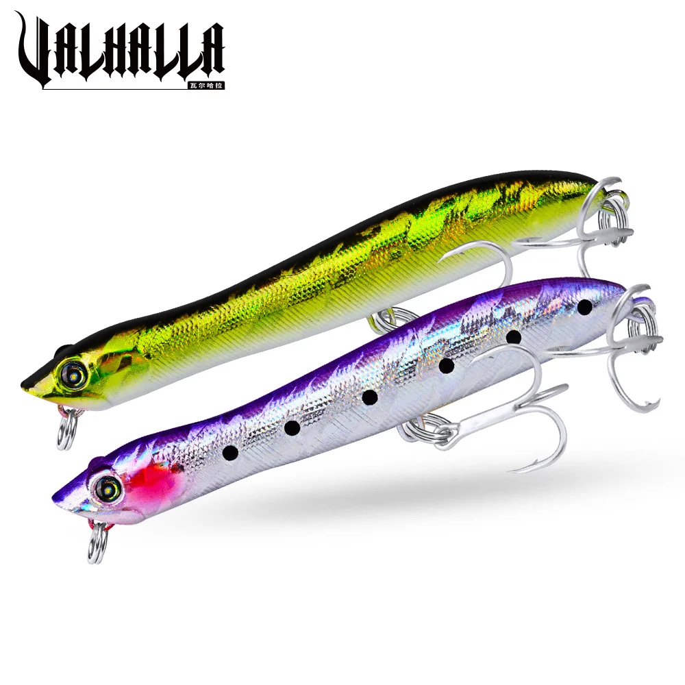 

VALHALLA 1 шт. Поппер для рыбалки наживка 9 цветов доступны 6,5 см 8,3 г рыболовная приманка рыболовные снасти DW458 с 8 # крючками