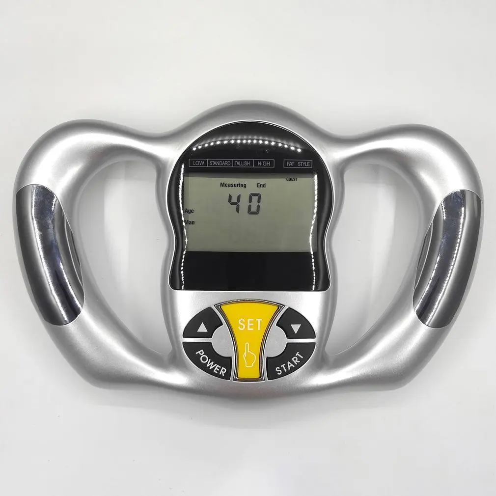 Прибор для измерения жира тела измерительный прибор для измерения жира ИМТ анализ жира ручной 6 секунд измерение жира Релаксация