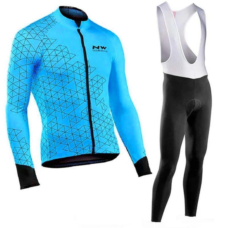 Весна дышащий Велоспорт Джерси набор MTB Maillot Ropa Ciclismo с длинным рукавом велосипед одежда