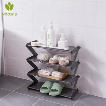 

Newest Simple Stainless Steel Assembled Shoe Rack Save Space Slippers High Heels Home Dormitory Foldable Multi-Layer Storage