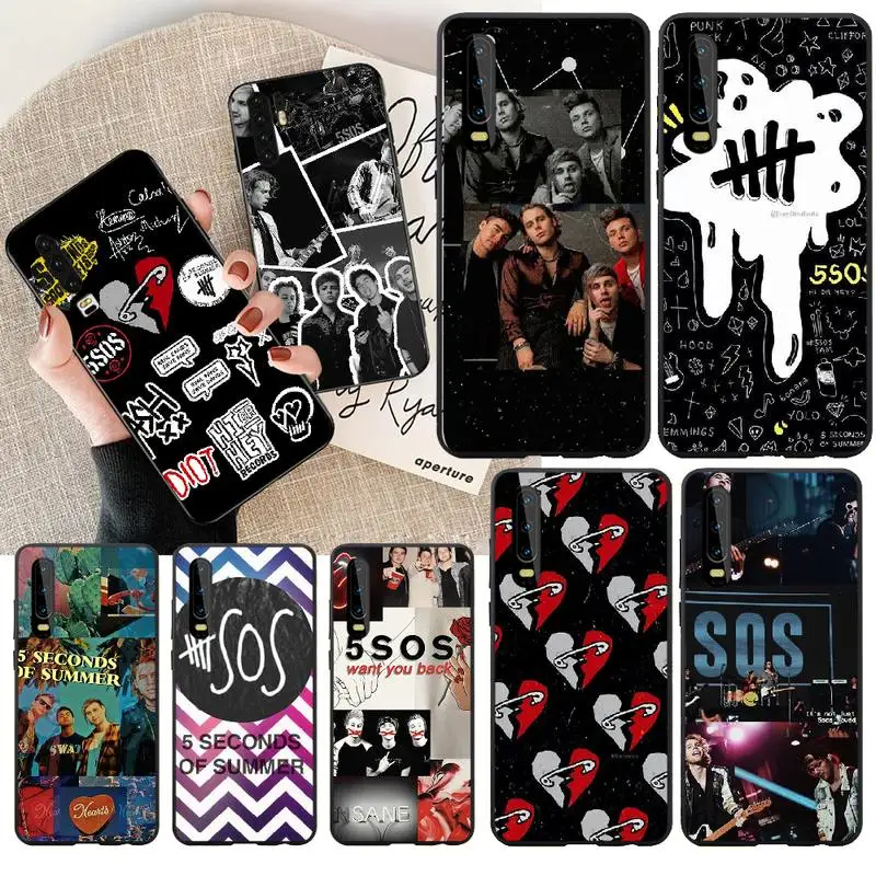

NBDRUICAI 5 Seconds of Summer 5SOS DIY Printing Phone Case cover Shell for Huawei Honor 20 10 9 8 8x 8c 9x 7c 7a Lite view