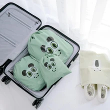 Одежда обувь и нижнее белье сумки на шнурках водостойкие Клубничные дорожные сумки для хранения Органайзер