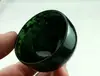 Chinese natural dark green jade bowl 5