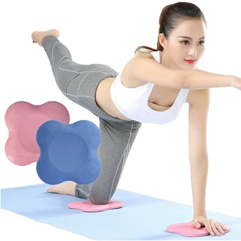 

Portable Small Round Knee Pad Yoga Mats Fitness Sport Pads Non Slip PU Protective Pad Cushion Home Gym Fitness Mats