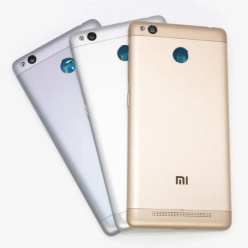 Для Xiaomi Redmi 3S крышка батареи задний чехол металлический задний корпус сменный части
