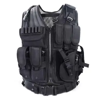 Adjustable Military Men s Tactical Camouflage Vest Outdoor Hunting CS Shooting Hunting Vest Clothing