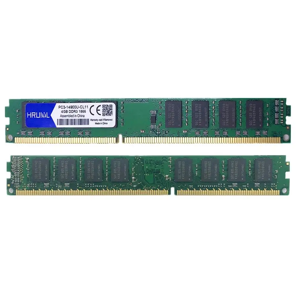 Hruiyl Memória Ram Embutida 1866 Mhz 8gb 4g Módulo de Memória Dimm para Computador Placa-mãe de pc 1866 Mhz 240 Pinos 1.5v - Imagem 5
