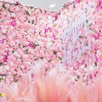 

WICCA silk pink white champagne 40x60cm artificial flowers for wedding backdrop home store flowers decoration high quality flora