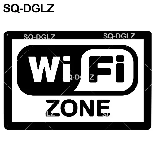 [SQ-DGLZ] без wifi табличка металлическая вывеска винтажный Бар Декор Оловянная вывеска винтажный Бар Декор металлическая доска для постера - Цвет: 1332
