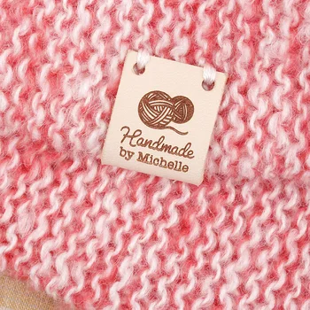 

Personalized Tags, Leather Tags, personalized tags, knit labels, Custom Name, Handmade, Custom Labels, Name (PB1604)