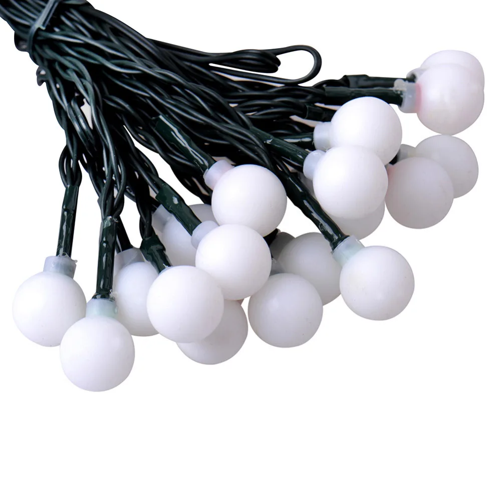 RGB Battery LED Night Light Strings Copper Wire Outdoor Waterproof Solar LED Garlands String Lights For Cherry Holidays Wedding