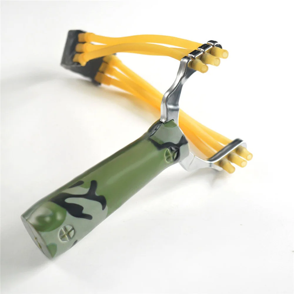 Профессиональный Рогатка Slingshot Sling shot из алюминиевого сплава камуфляжный лук не