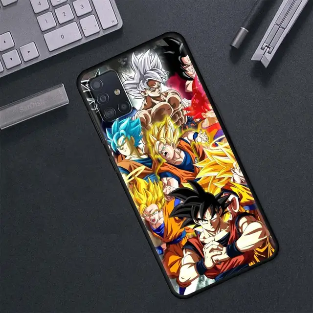 Anime Son Goku Phone Case For Samsung S20 FE S21 S10 S9 Plus S8 S10 Capa for Galaxy Note 20 Ultra 10 Lite 9 Soft Cover B06