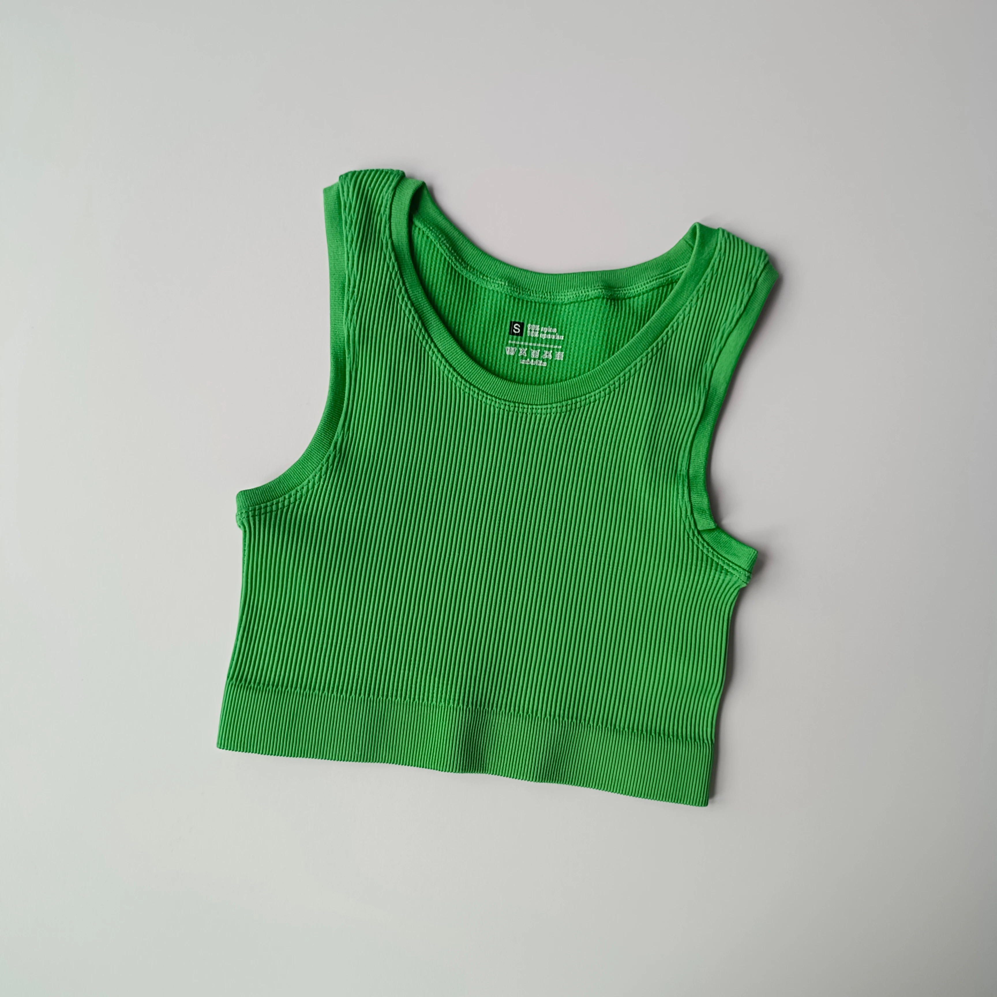 Yoga Top Sports Tank Sexy Women Yoga Gym Sports Vest Fitness Running Short Vest Solid Color Knitted Off Shoulder Gym Yoga Top