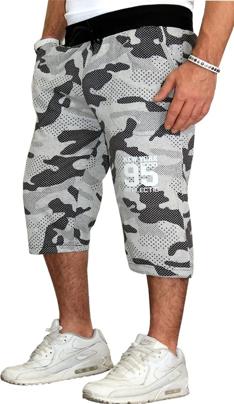 ZOGAA Summer Men Camouflage Shorts Casua Board Fitness Beach Sports Wear Loose Drawstring Running Training Undershirts | Мужская одежда