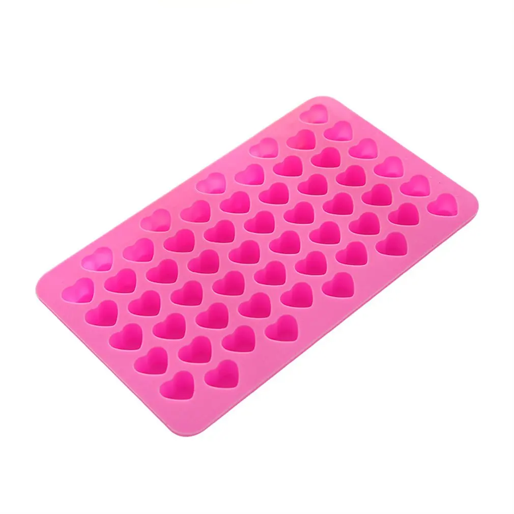 55 Lattice Heart Shape Ice Tray Cute Mini Silicone Cube Chocolate Baking Candy Soap Mold |