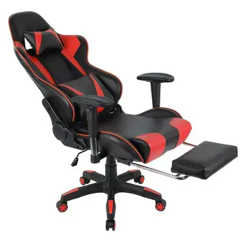

Adjustable Backrest Gaming Computer Chair Anchor Home Cafe Games Competitive Seat Office Chair With Footrest Boss Chair HWC