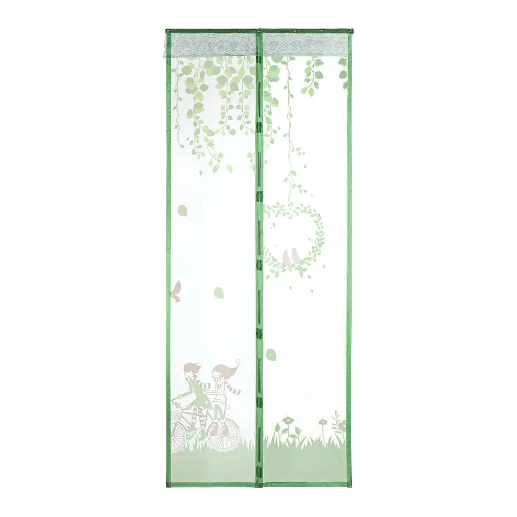 

Magnetic Fly Bug Anti Insect Mosquito Screen Clear Mesh Self-closed Soft Yarn Door Tulle for Curtain Balcony Offices Green