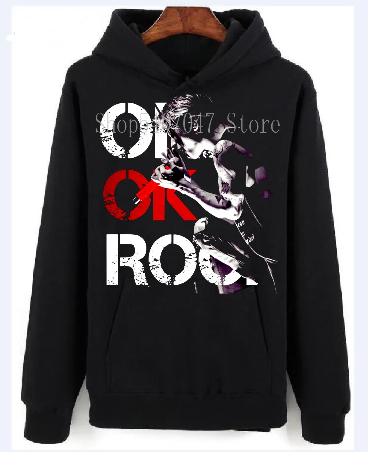 One OK Hoodies Sweater Super Cool Herren Japanischen Musik Band Mode Sweaters |