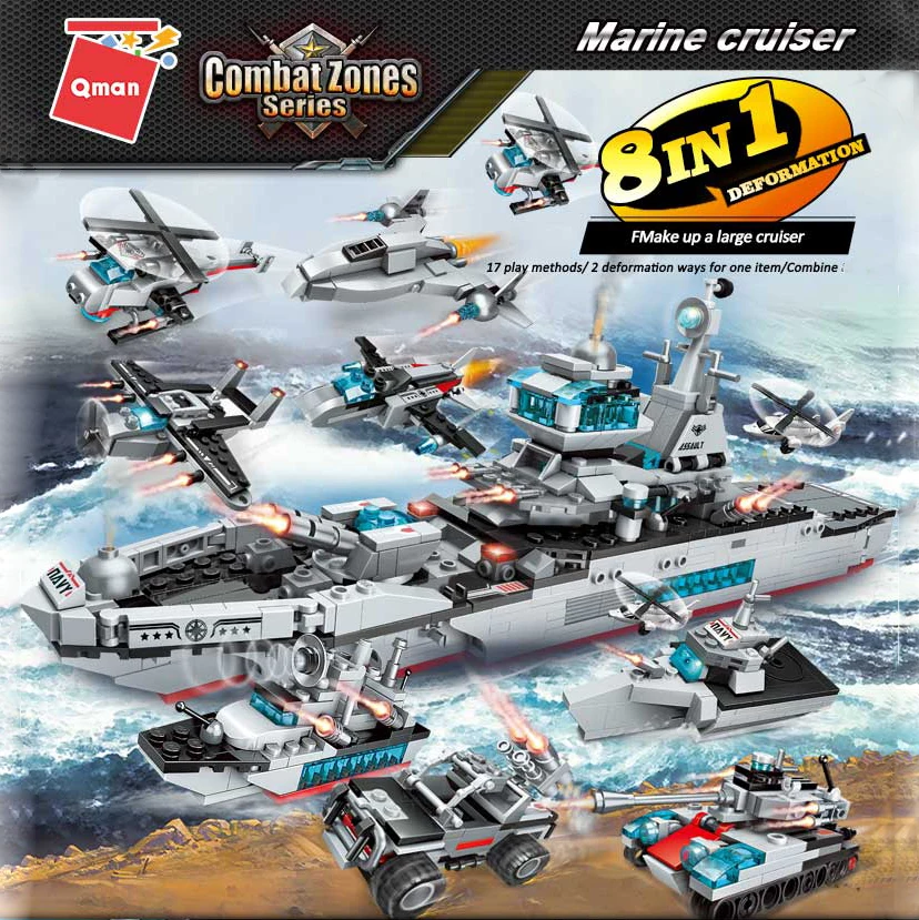 Qman 1411 игрушечный трансформатор Warrior трансформер Легенда мини модель лодка | Отзывы и видеообзор