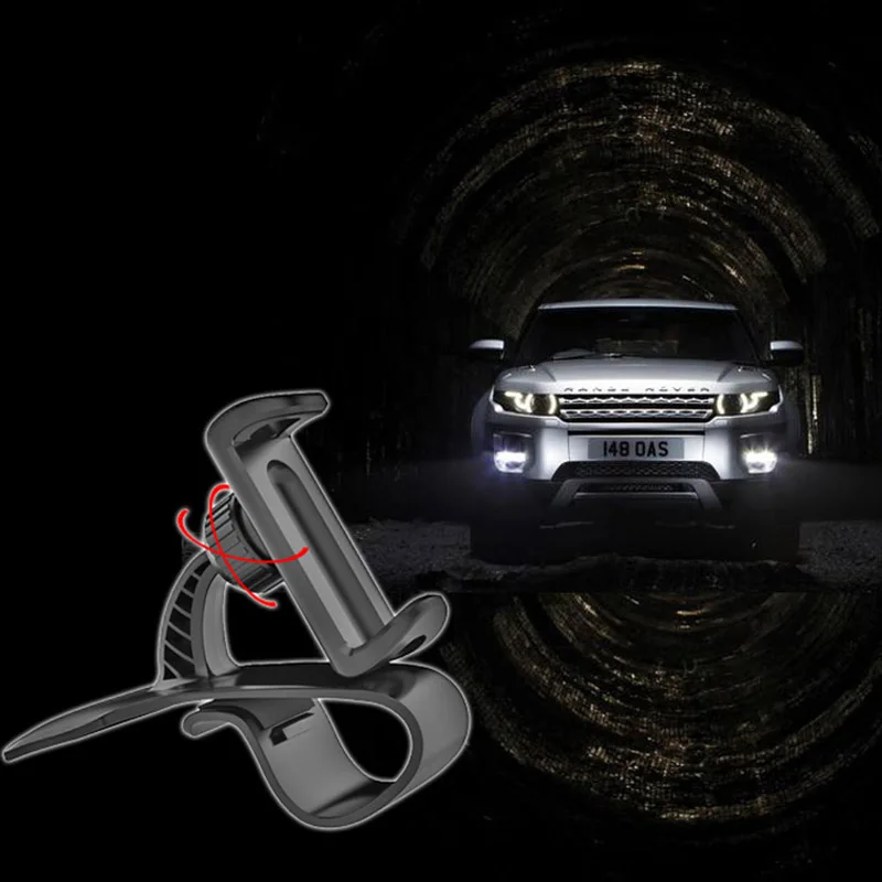 Автомобильный регулируемый держатель HUD для мобильного телефона, подставка для мобильного телефона, кронштейн, крепление, подставка, зажим 4