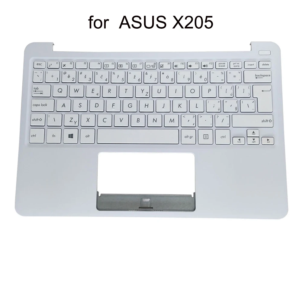Palmrest Laptop Computers Czech Keyboard For Asus Eeebook X205ta X205t X205 Cz Replacement Keyboards Upper Case 13nb0731ap0421 Replacement Keyboards Aliexpress