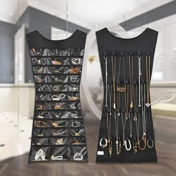 

1PC 30 Pocket Large Jewelry Holder Necklace Bracelet Earrings Ring Storage Bag Organizer Jewelry Display Jewellery Organizer