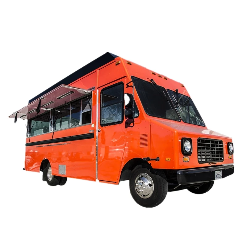 

Outdoor Food Truck Trailer Electric Catering Kitchen Mobile Hot Dog Bubble Tea Coffee Cart For Sale Customizable
