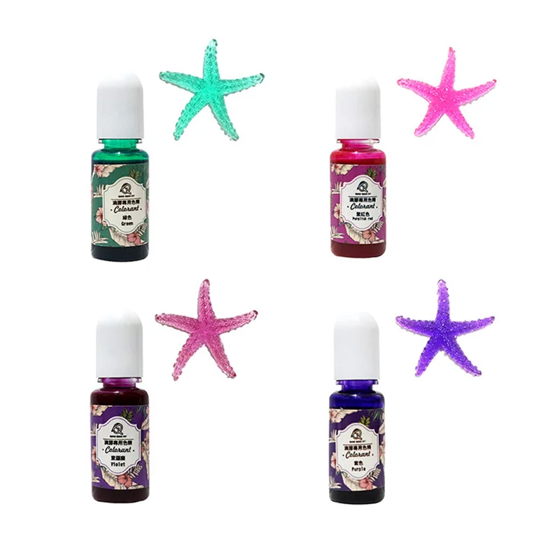 10x Handmade Jewelry Oily Dye Color DIY Crystal Epoxy Coloring Pigment Agent