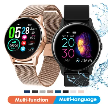 

Full Touch Smart watch IP68 Waterproof Wearable Device Heart Rate Monitor Sports Blutooth Smart Watch For men women smartwatch