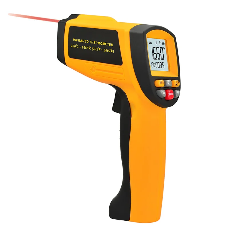 

Non-Contact Infrared Digital Infrared Thermometer with GM1650 50-1650 Celsius