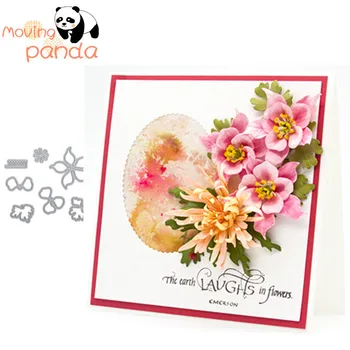 

NO.13 Columbine metal cutting dies cut die mold Flower decoration Scrapbook paper craft knife mould blade punch stencils dies