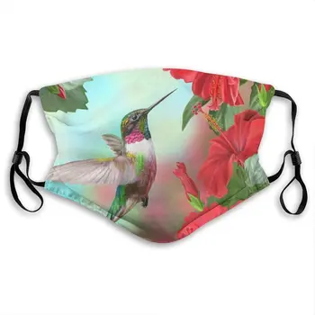 

Hummingbird Welcome Face Custom Reusable Half Buff Face Mask Funny Cute Balaclava Bandana Cloth Warmer