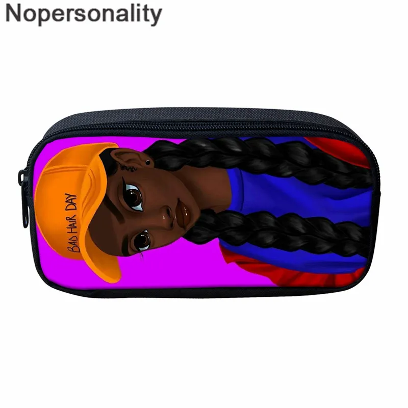 Nopersonality/Детский рюкзак, 3 шт./компл., для детей, черный, художественный, Африканский, для девочек, с принтом, книга, сумка для подростков, сумка через плечо, сумка - Цвет: Z5182K