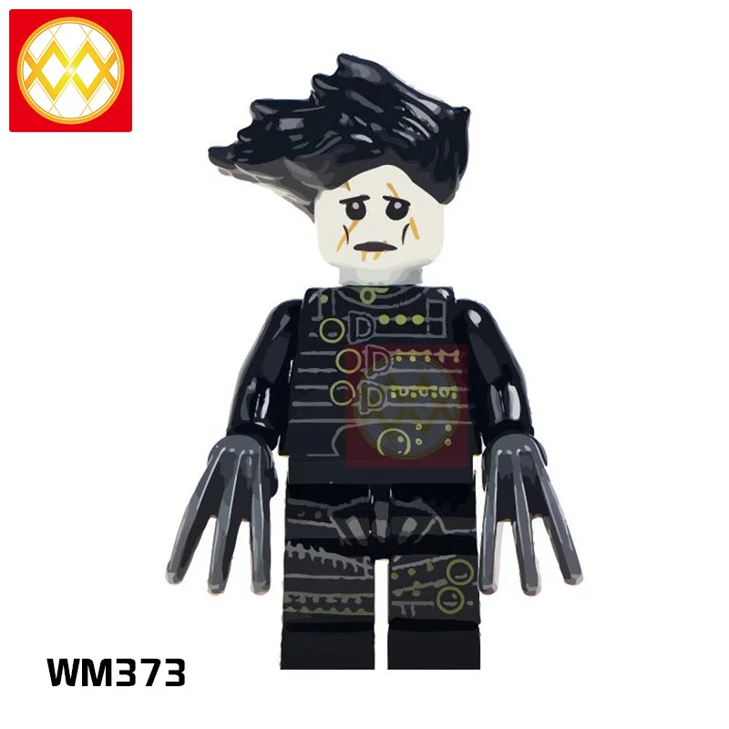 WM6075 Ужасы Хэллоуин Джек Скеллингтон зомби Фредди Майкл Майерс Минни Эрика дравена Билла Джейсона строительные блоки игрушки для детей - Цвет: Многоцветный