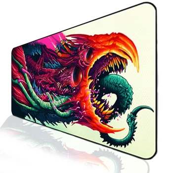 

Large Gaming Mouse Pad 900x400 2mm Anime Locking Edge Mousepad XXL for CS GO Zelda Rick and morty world of warcraft LOL