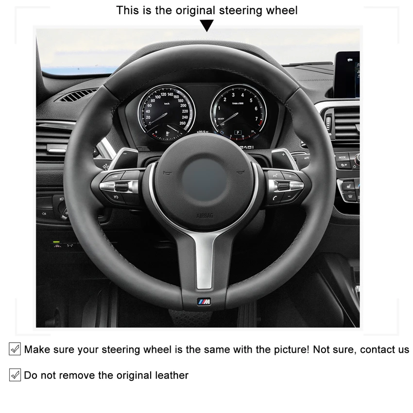 MEWANT черная замшевая накладка на руль для BMW M Sport F30 F31 F34 F10 F11 F07 X3 F25 F32 F33 F36 X1 F48 X2 F39 X4