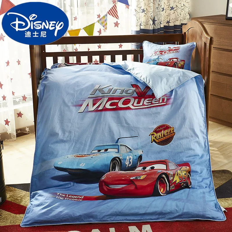 Детские кроватки disney, комплект из 3 предметов, мультяшный пододеяльник принцессы Софии Маккуин с изображением Минни Микки Мауса, детская кроватка, 60x120 см